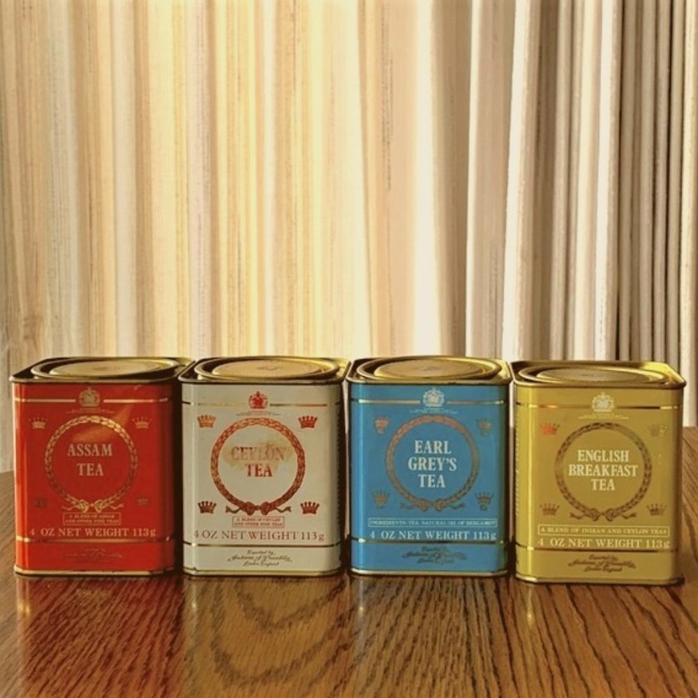 JACKSONS OF PICCADILLY Tea Tin Boxes.